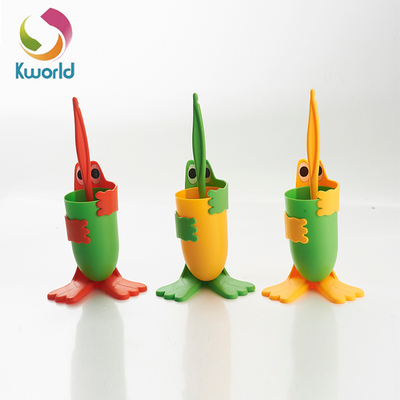 Kworld新设计有趣的青蛙设计可爱的塑料马桶刷1126